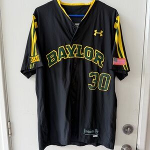 Baylor bears authentic stitched baseball jersey size 46 / 17 barely worn